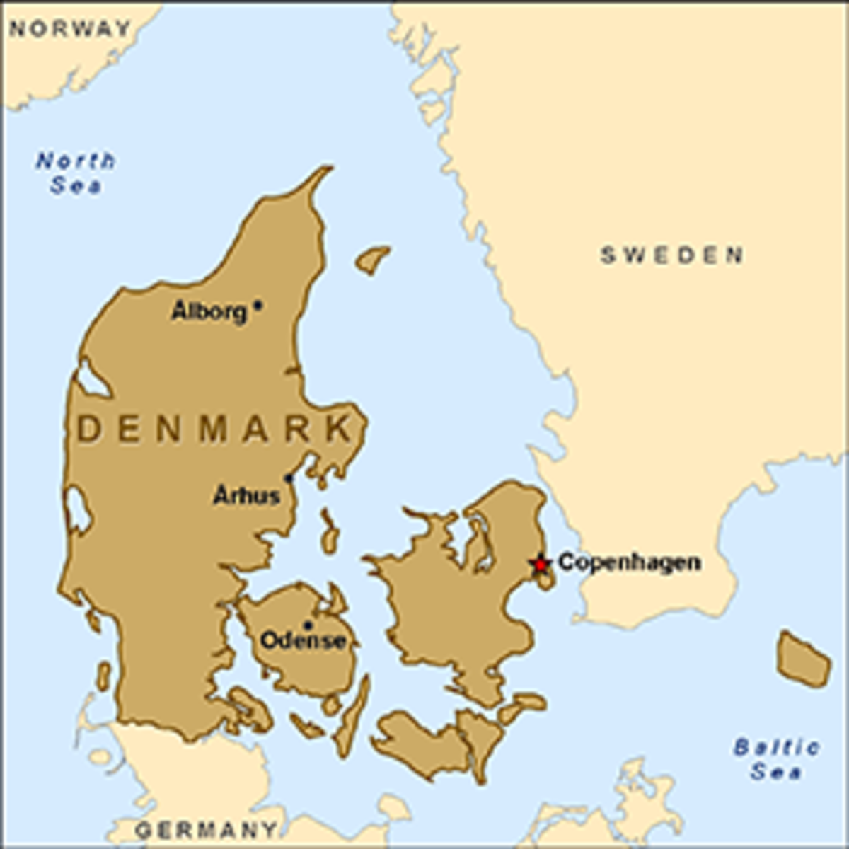 Physical Features of Denmark