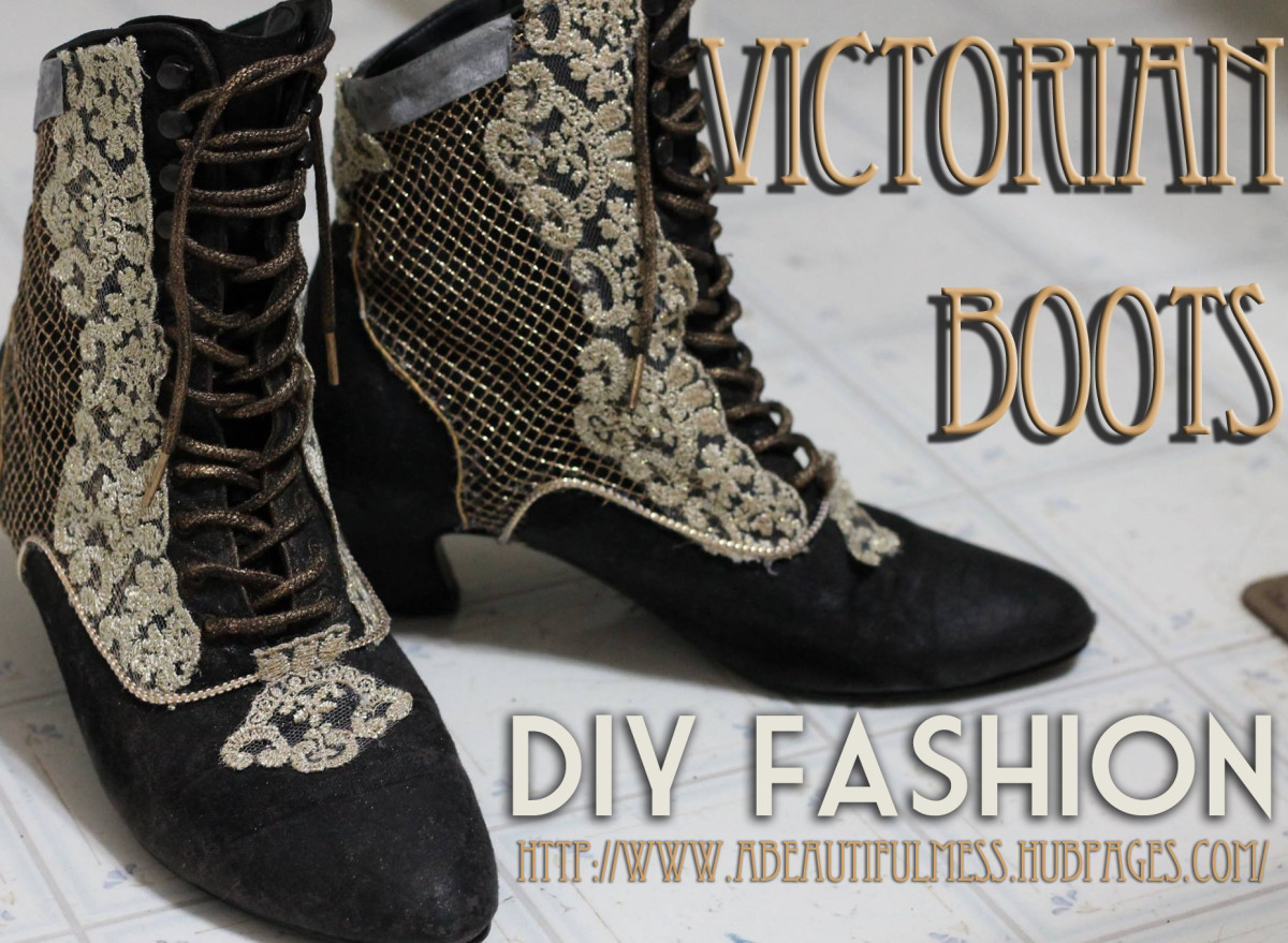 Victorian boots DIY fashion!