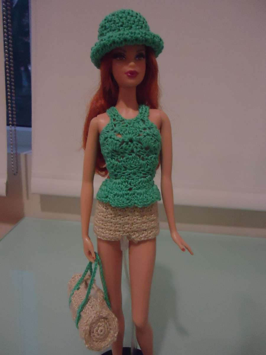 Barbie Peplum Tank Top (Free Crochet Pattern)