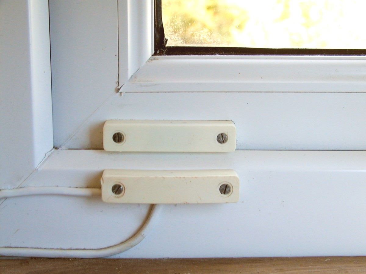 Redshield Wireless Alarm Garage Door & Window Magnetic Contact 