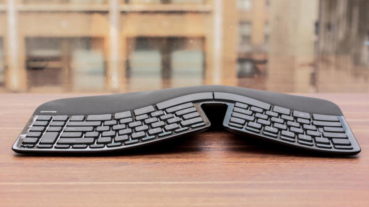 Microsoft's new sculpt keyboard is an inexpensive, but effective option. 