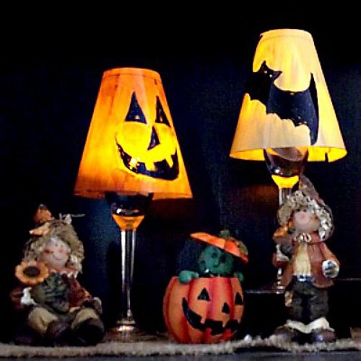 Halloween Goblet Lamp Craft