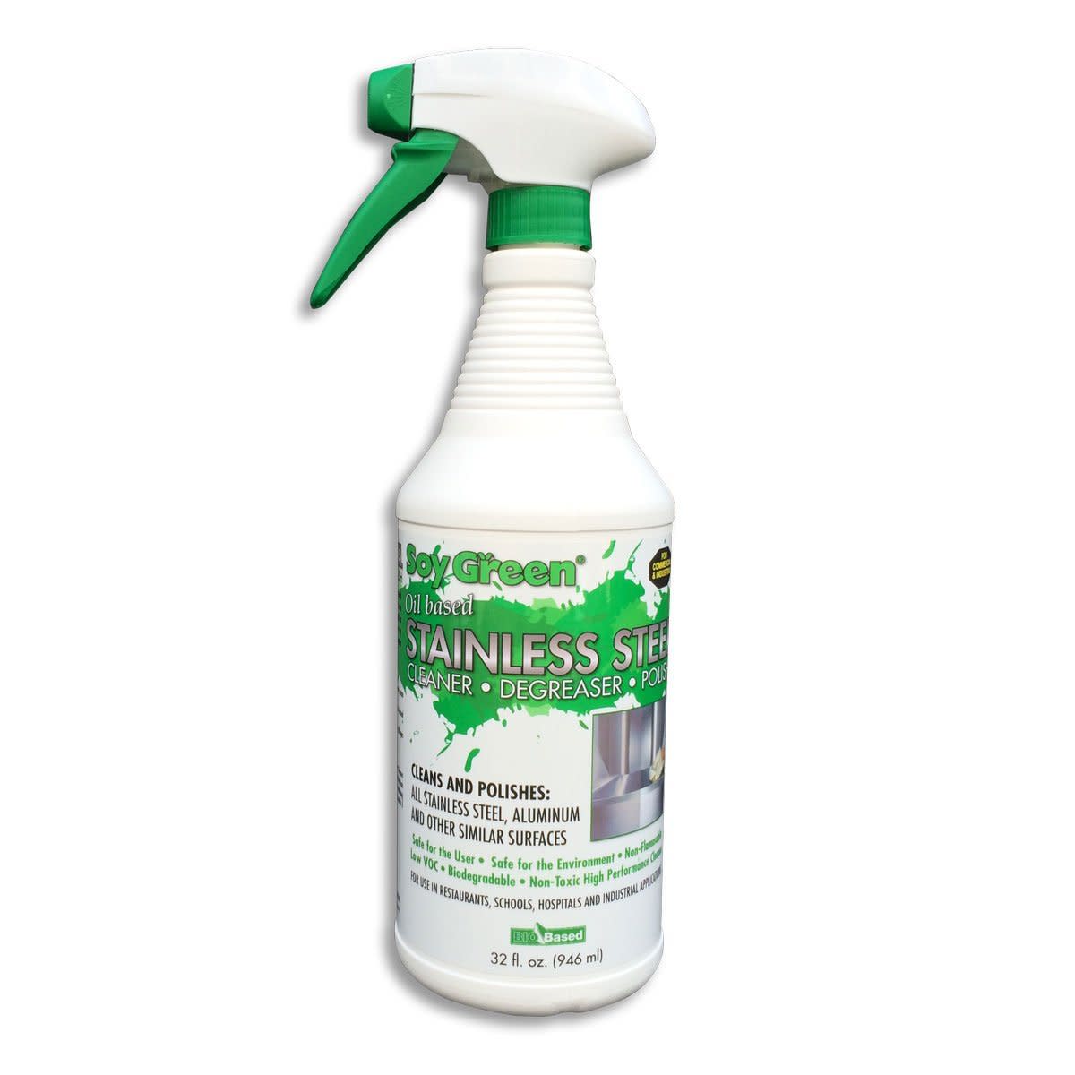 New packaging. Look for the round white spray bottle. Of course, it is still SoyGreen. 