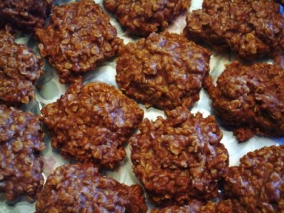 Chocolate oatmeal cookies are a family favorite.