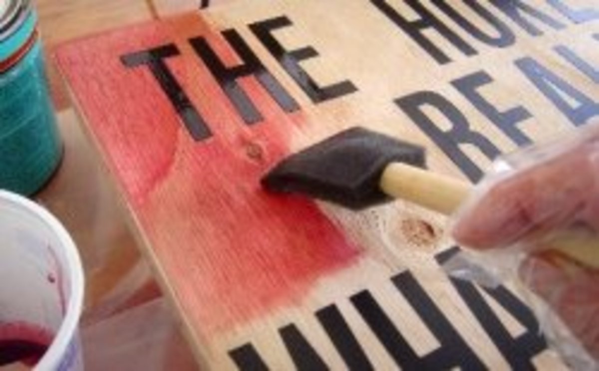 DIY Stain Wood With Fabric Dye Dengarden