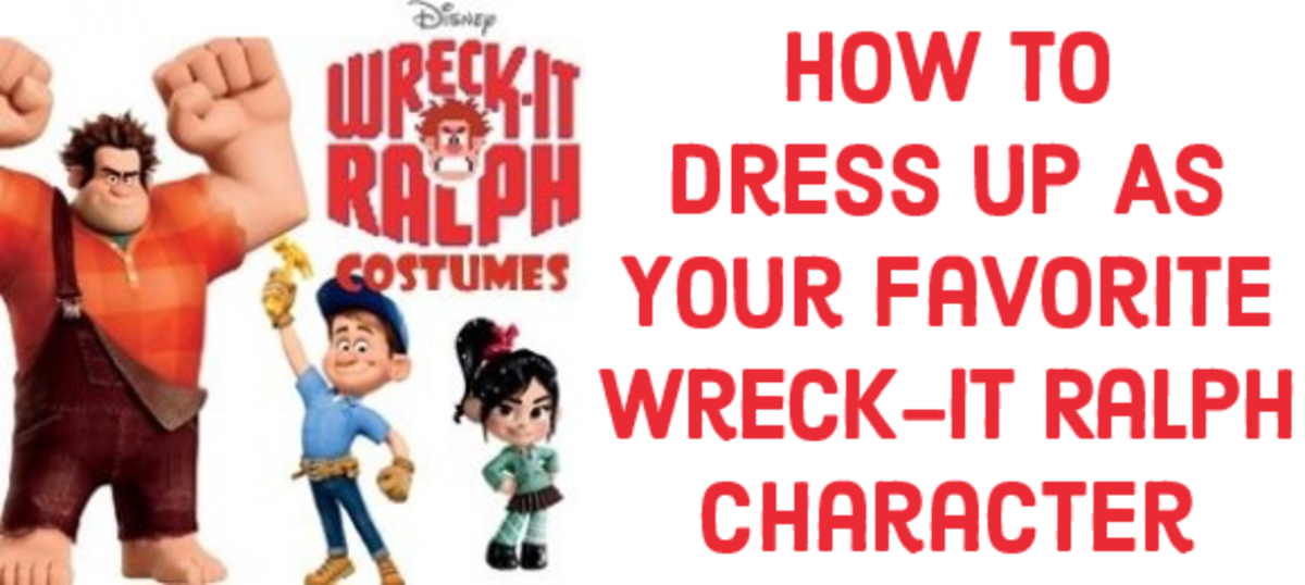 Dress up as your favorite character from "Wreck-It Ralph" with these DIY costume ideas. 