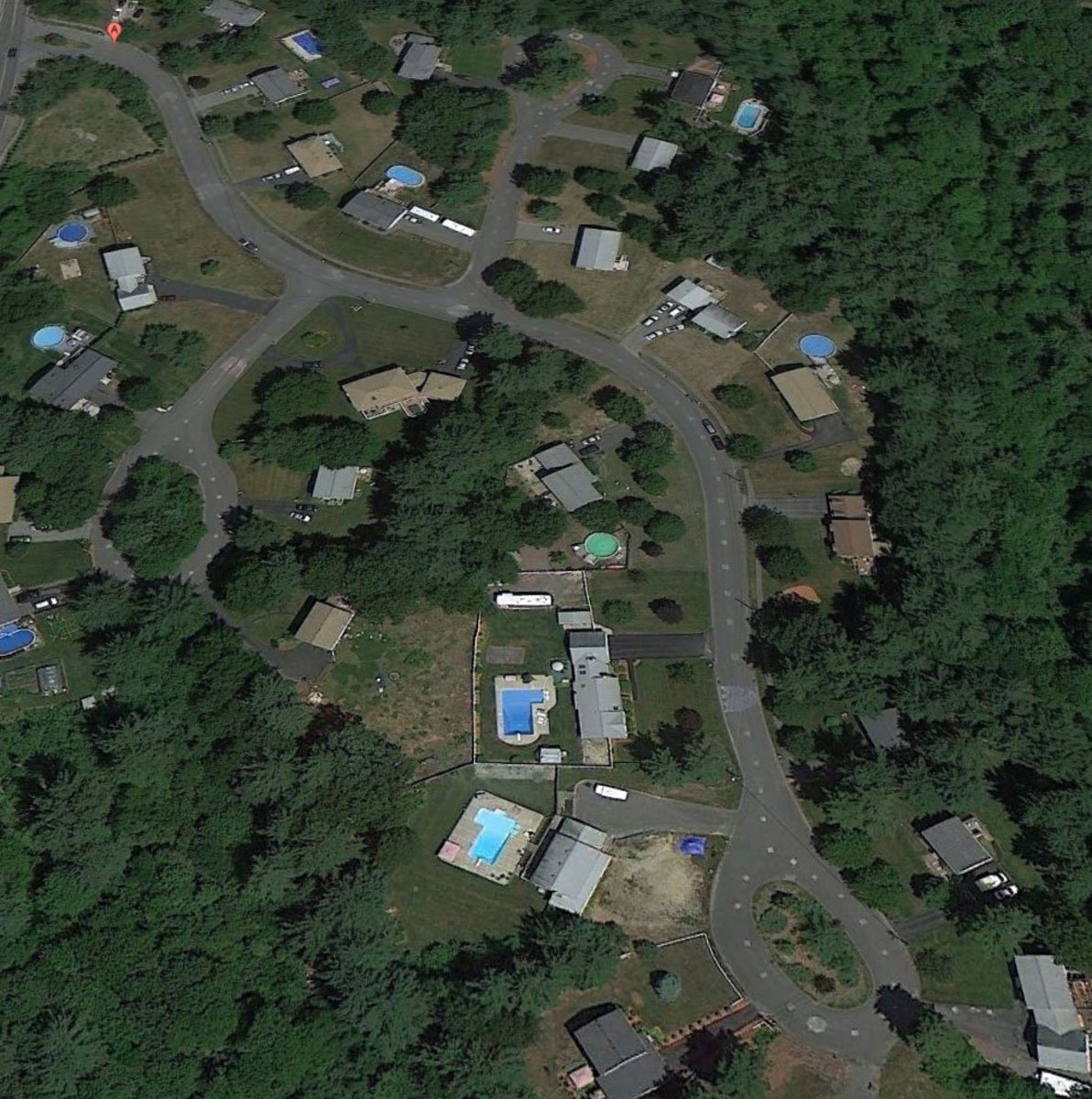 crazy google map satellite picture