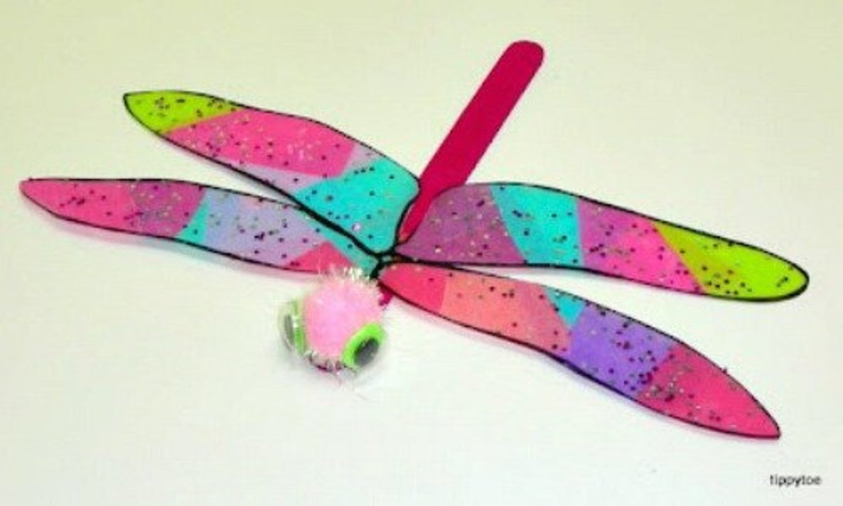 Fused Glass Handmade Gift Dragonfly Coaster