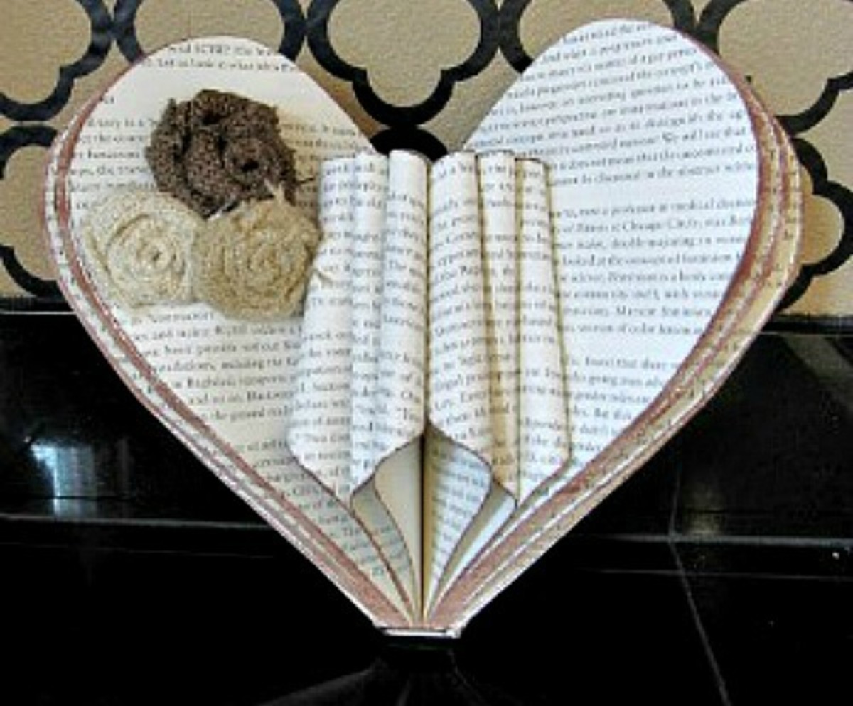 52 Creative Craft Ideas Using Book Pages - FeltMagnet