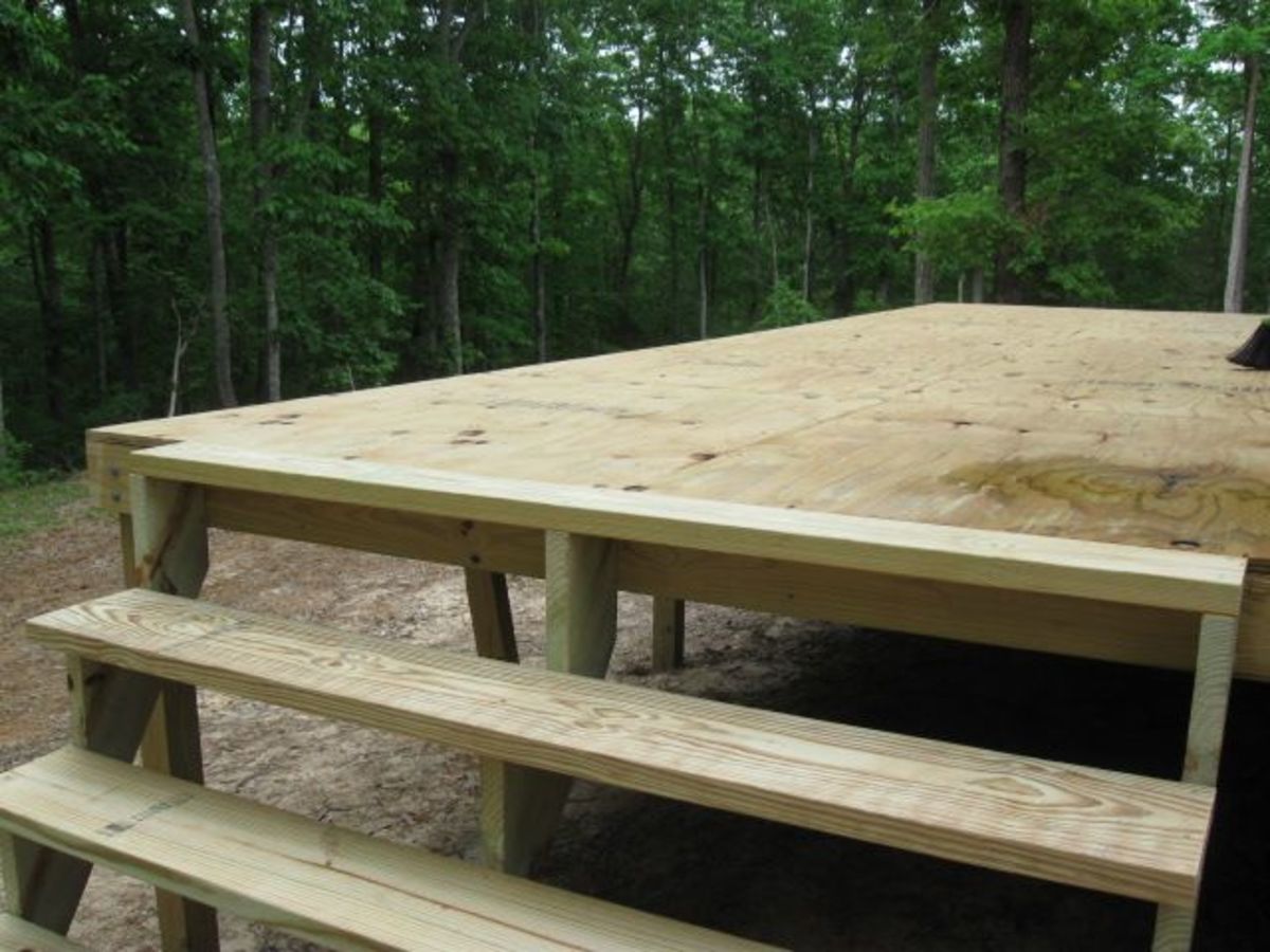 How to Build an Elevated Deck on Uneven Ground