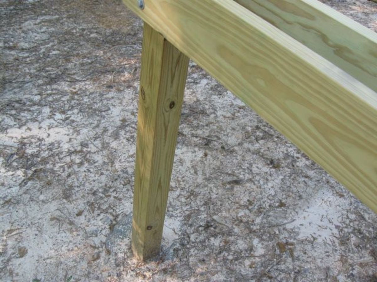 How to Build an Elevated Deck on Uneven Ground Dengarden