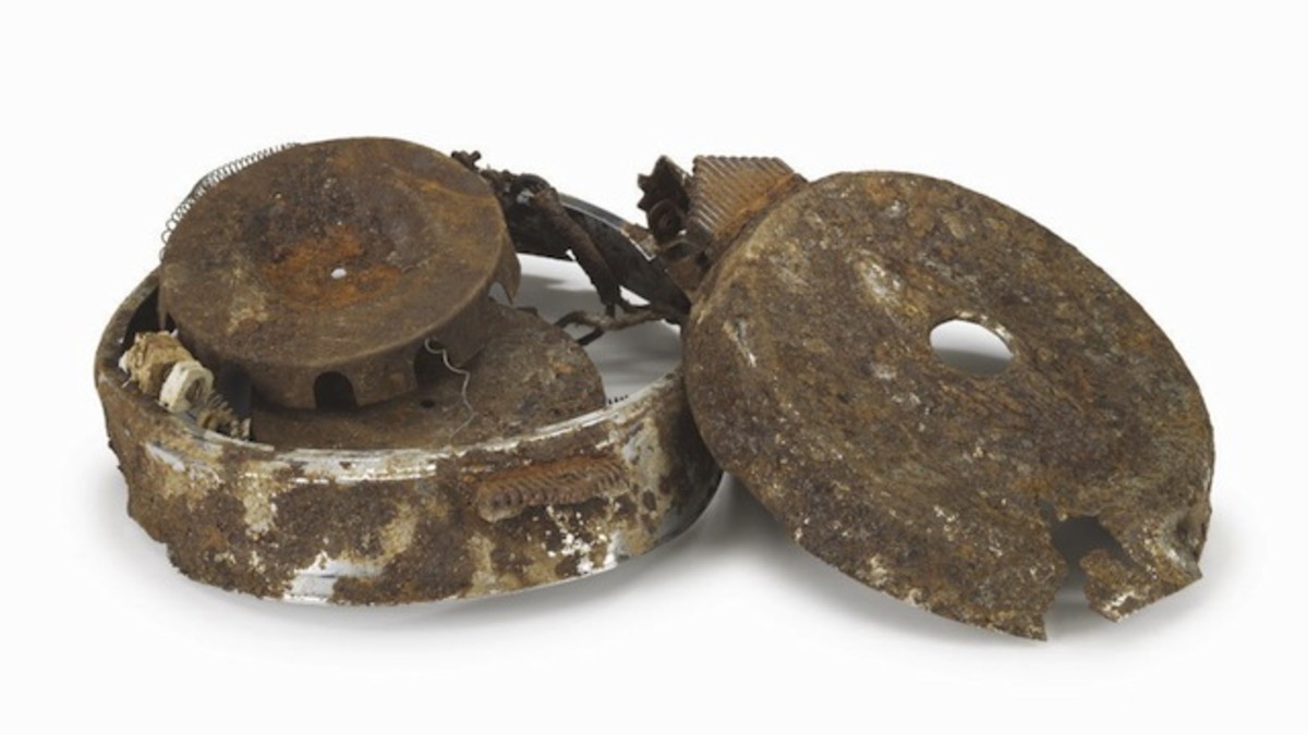 The original waffle iron used to make the first pair of Nike running shoes.