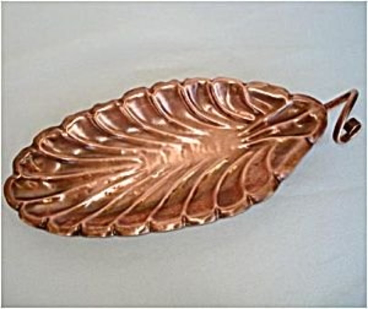 A Beautiful Gregori Copper Tray