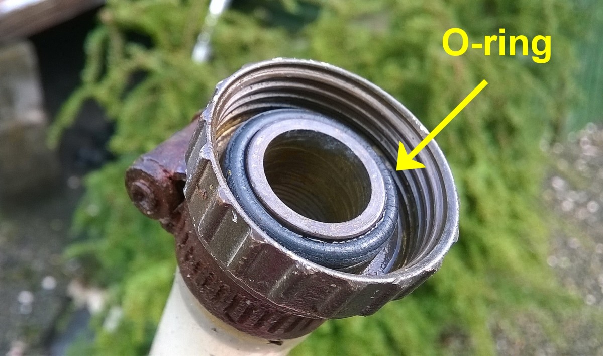 O-rings become worn and cracked over time, causing leaks