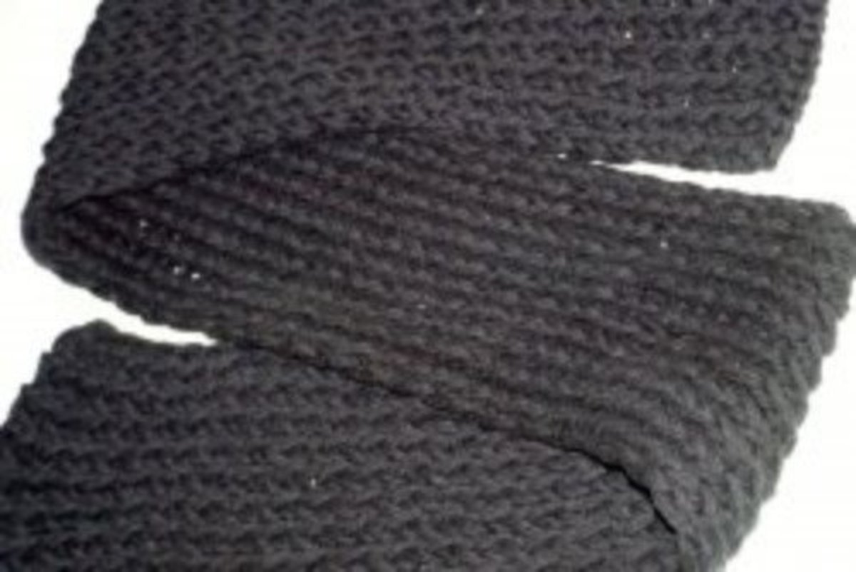 A scarf that I knit on my loom