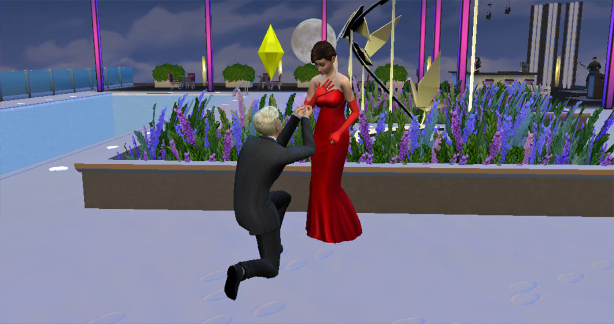 I'm addicted to Sims Weddings. It all starts with a perfect proposal.