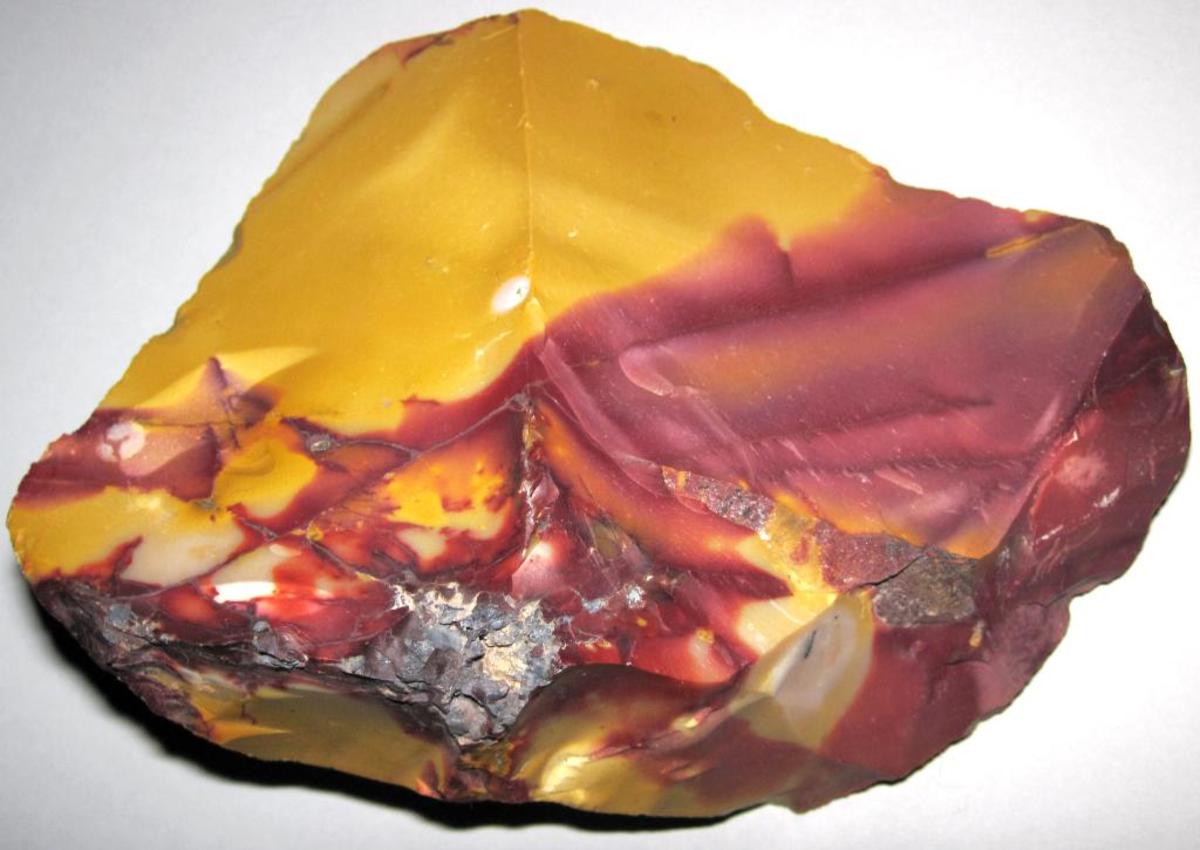 Mookaite is a form of jasper found only in Western Australia. 