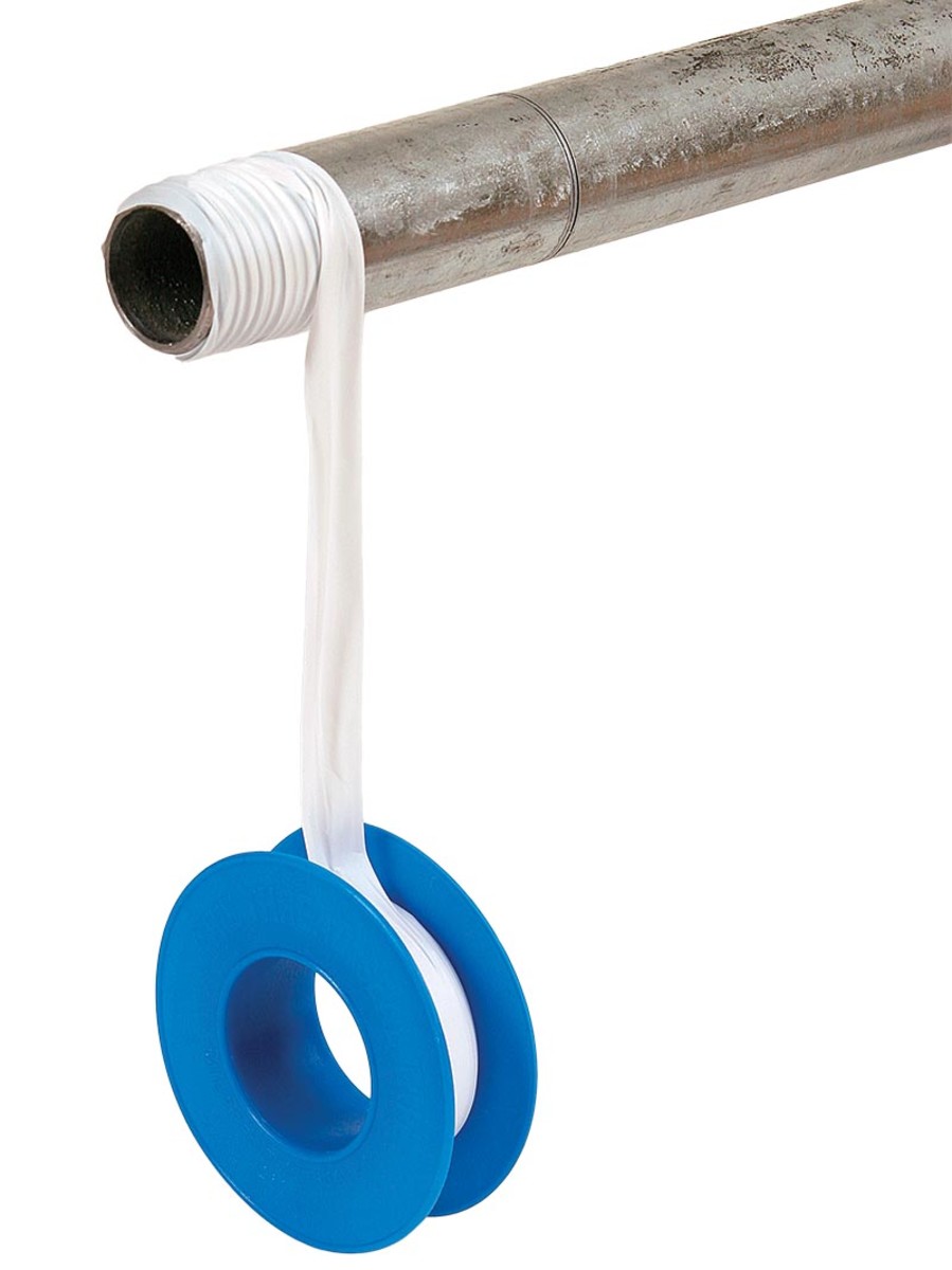 Teflon Tape is used to create a water-tight seal between threaded fitting in plumbing related matters.