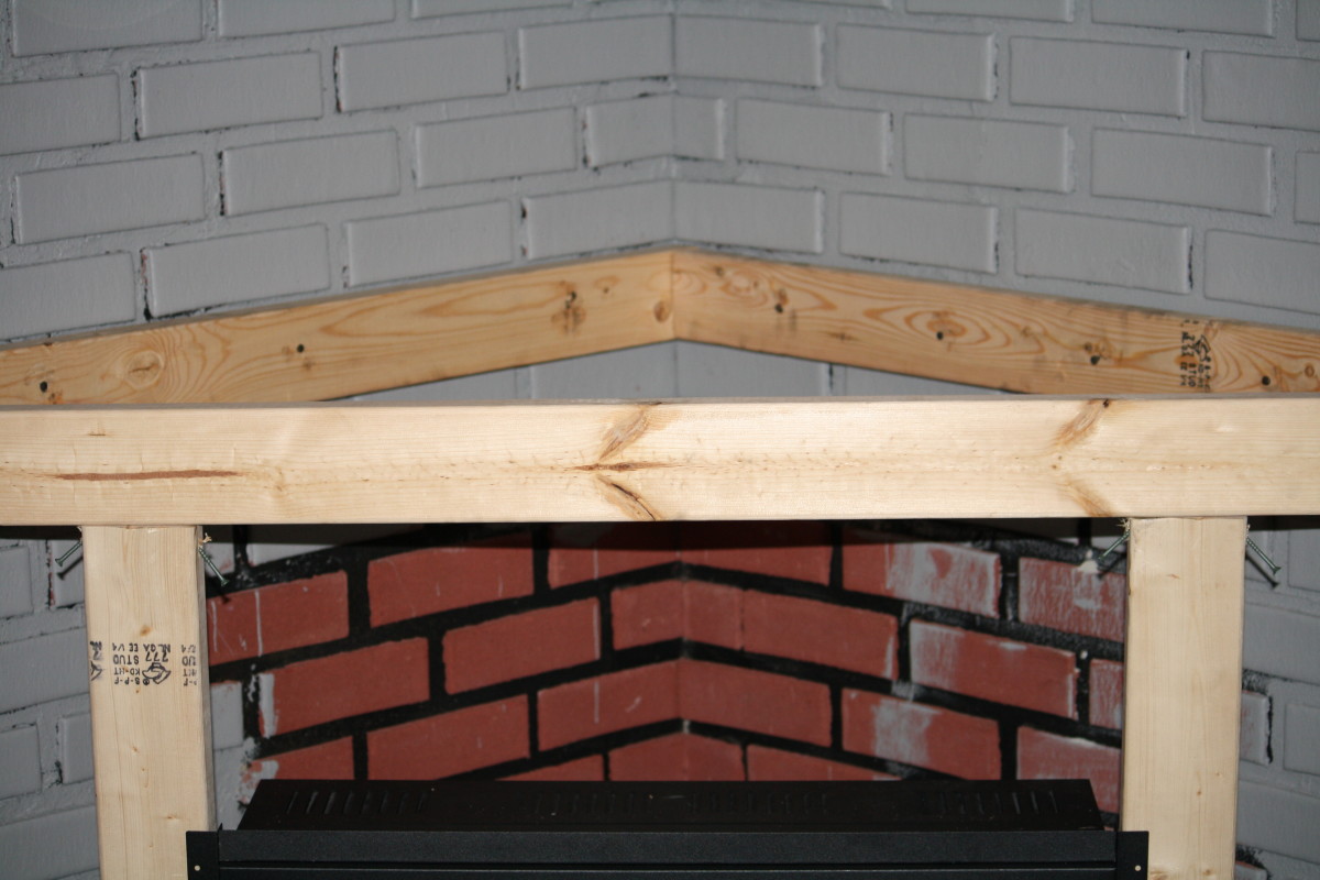 DIY How To Build A Simple Corner Fireplace Dengarden