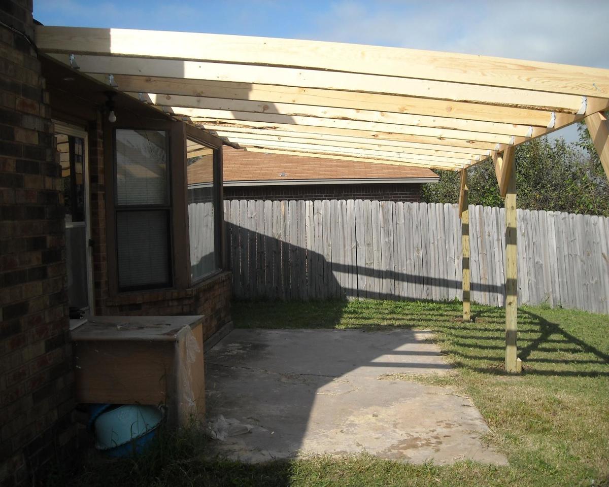 How To Build A Patio Cover With Corrugated Metal Roof Dengarden - Diy Corrugated Metal Patio Cover
