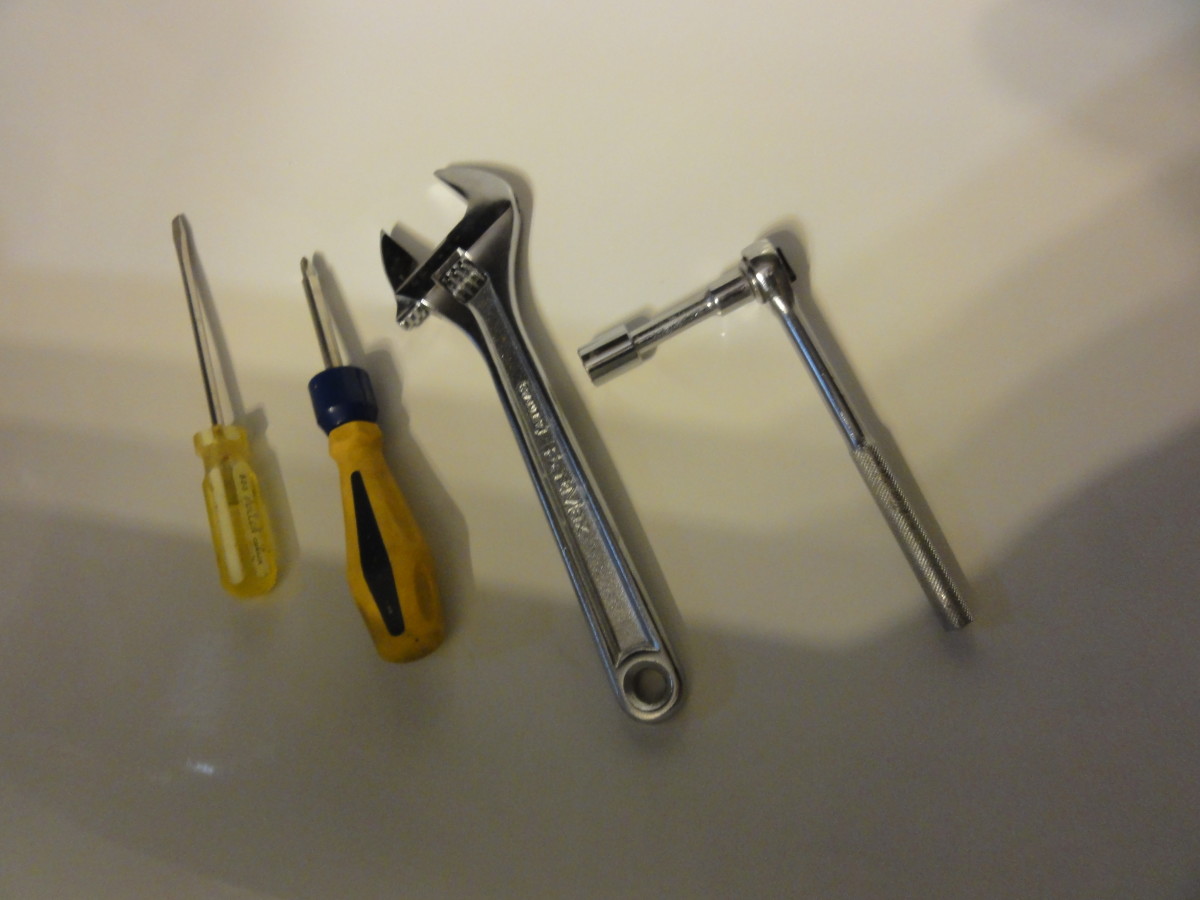 Here are the tools you will need to fix noisy shower hardware.