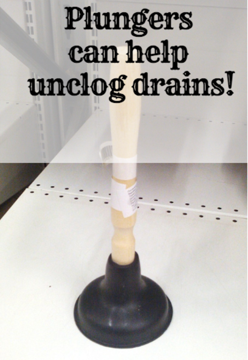 Try using a plunger to unclog your drain. 