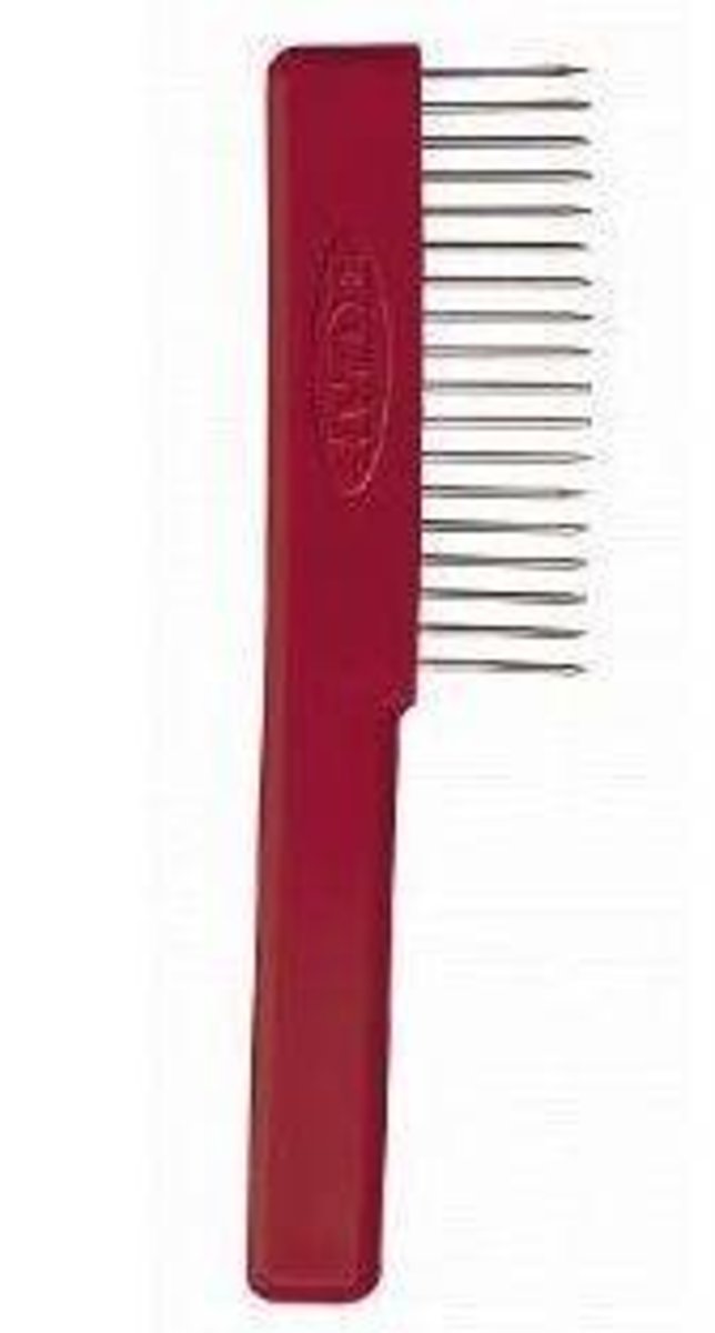 A Comb for Cleaning Paintbrushes