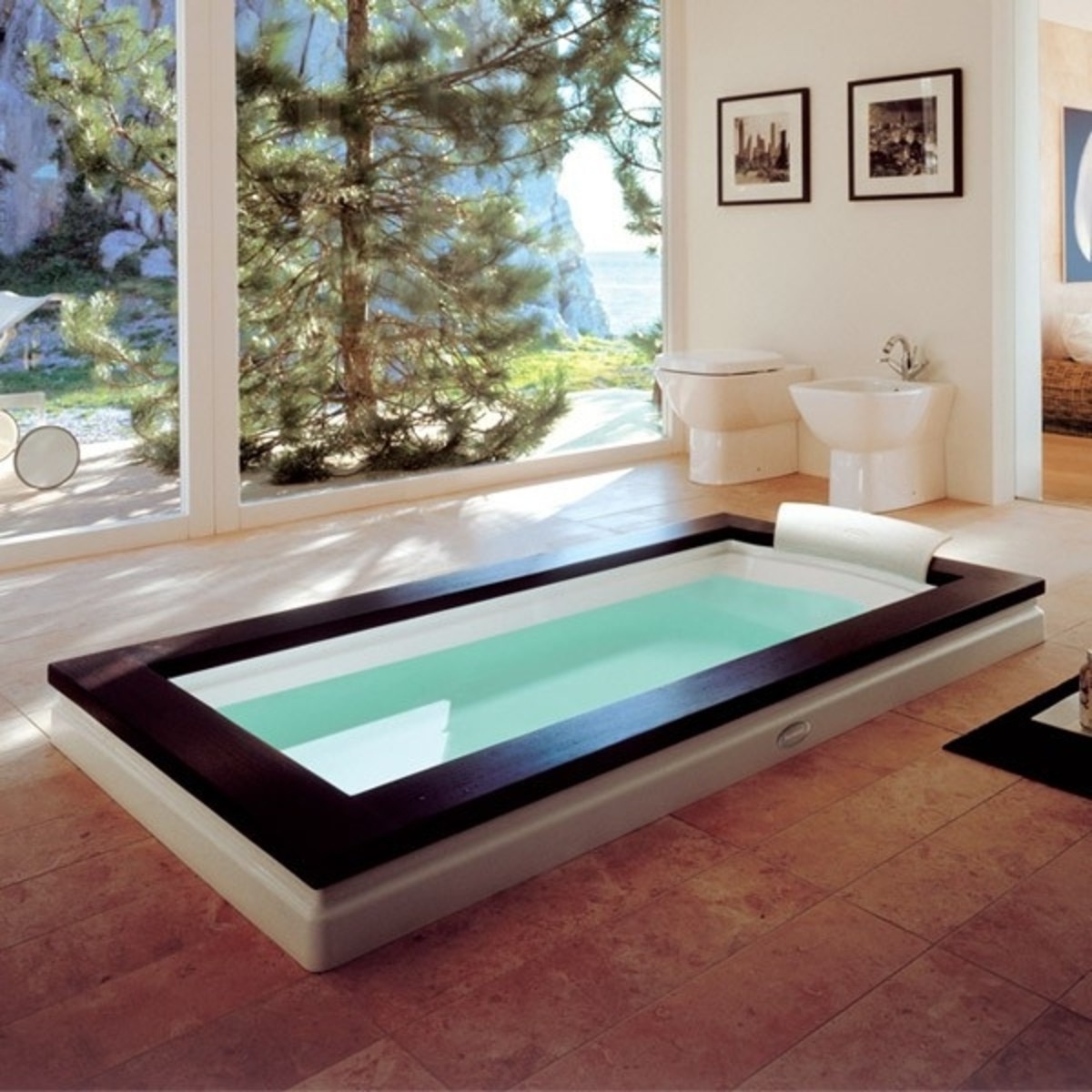 Jacuzzi Aura Uno Stone Inset Bath