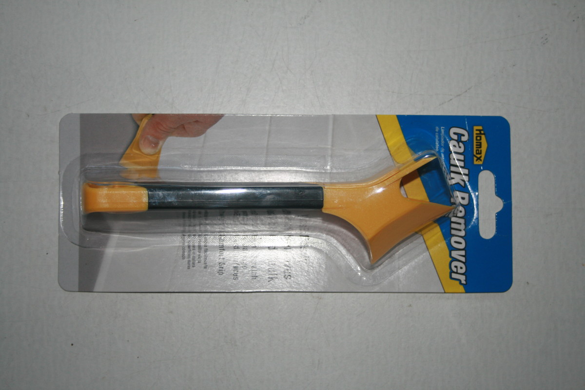 Here is the caulk removal tool I snagged at Walmart