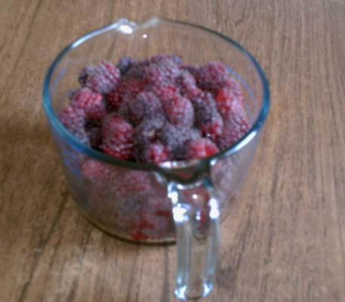 A cup of loganberries.