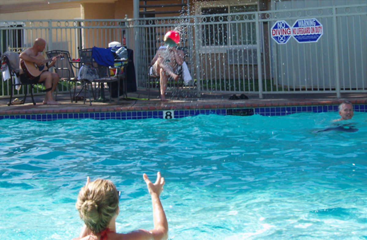 Playing Ball in a Chlorine Pool