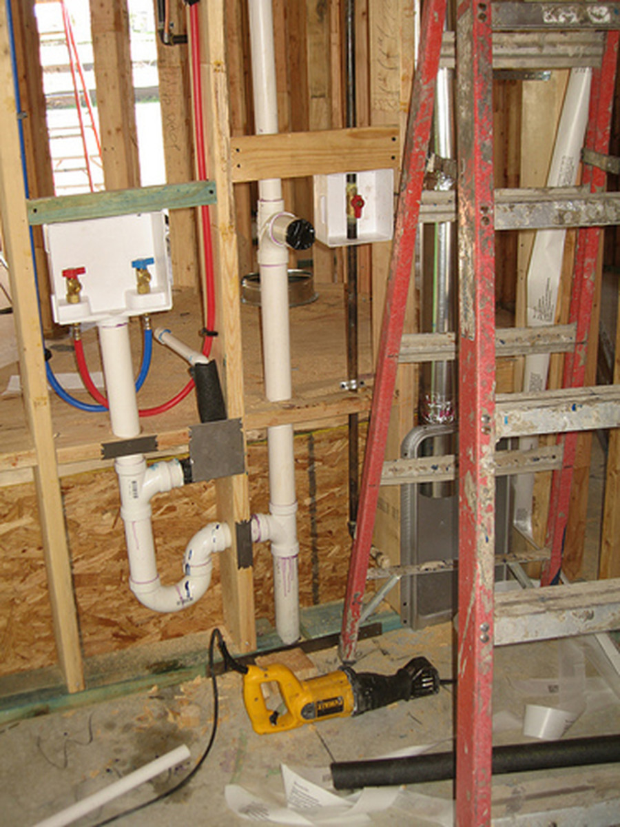 Make sure your plumbing and electrical is in order before you begin your laundry room renovation.