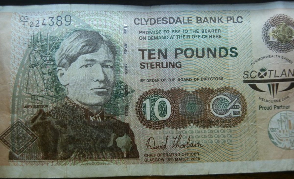 £10 note (Clydesdale Bank)