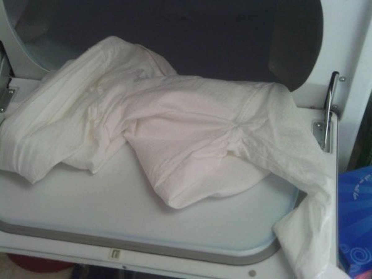 A great trick: Make dirty clothes smell good by spinning them in the dryer with a dryer sheet for a few minutes.