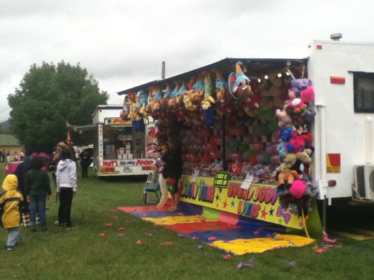 Many small towns have an annual show with novelties for children. Visit your nearest show and talk to the locals.