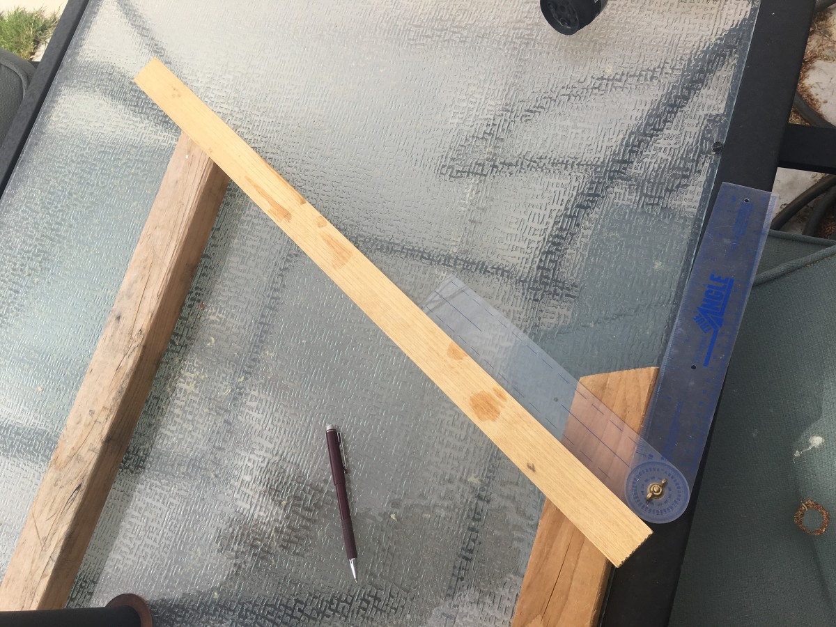  Because boards are not always perfectly straight, I recommend using the bottom side of the actual board you are going to use as the rail to mark the cuts on the posts.  This will help insure that all the pieces match up perfectly when assembled.