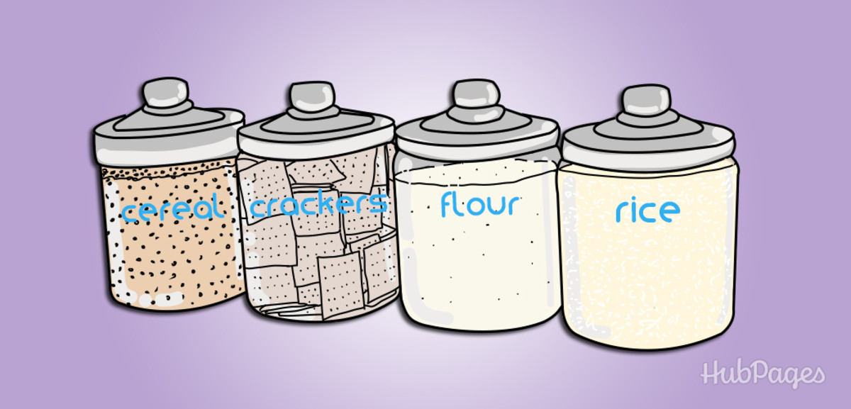 Store these food items in tight containers.
