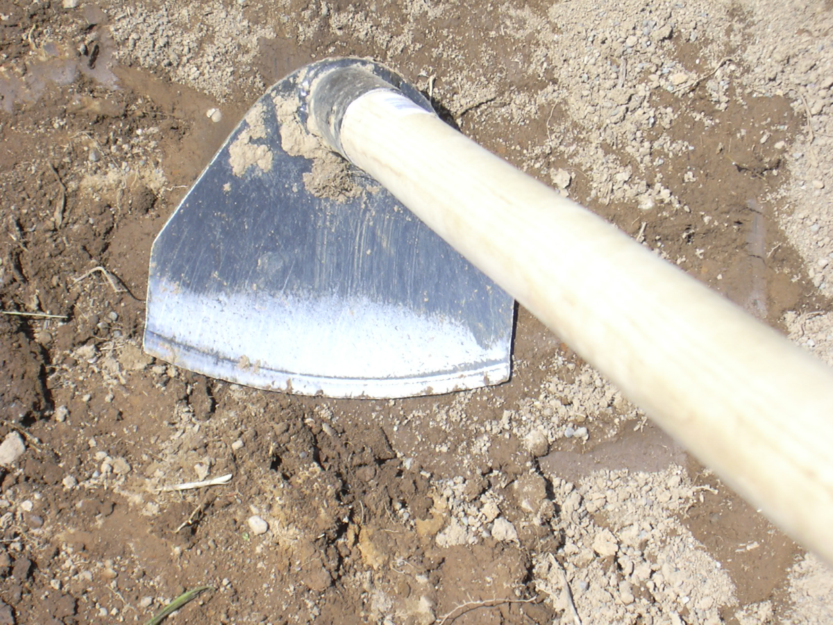 70F Field Hoe by Rogue Prohoe moves our water-logged clay soil like nobody's business, and isn't fazed by the occasional rock.