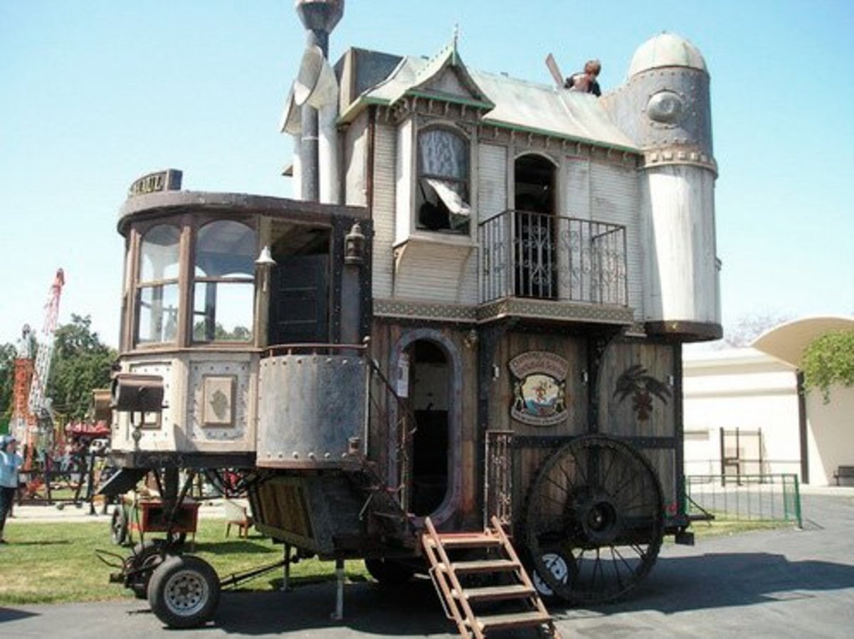 Викторианский дом на колесах Neverwas Haul