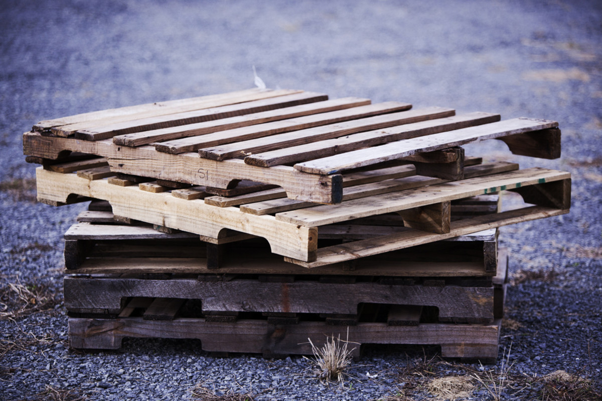 Used pallets are available at lots of types of businesses.