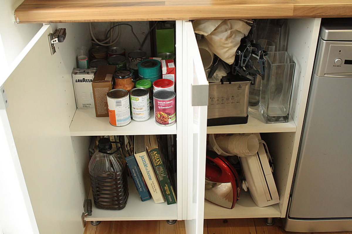Food and "messy cupboard"