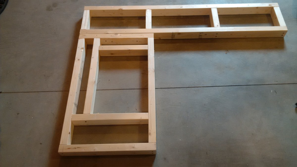 Building the Left Frame: Building Rectangles out of 2" x 4" Studs