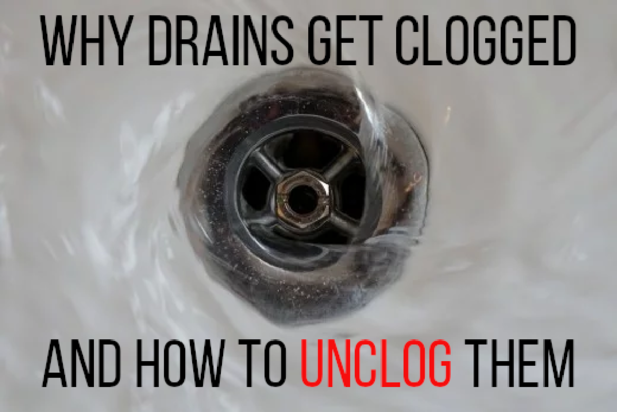 This article looks at common causes of drain clogs and suggests ways to tackle them.