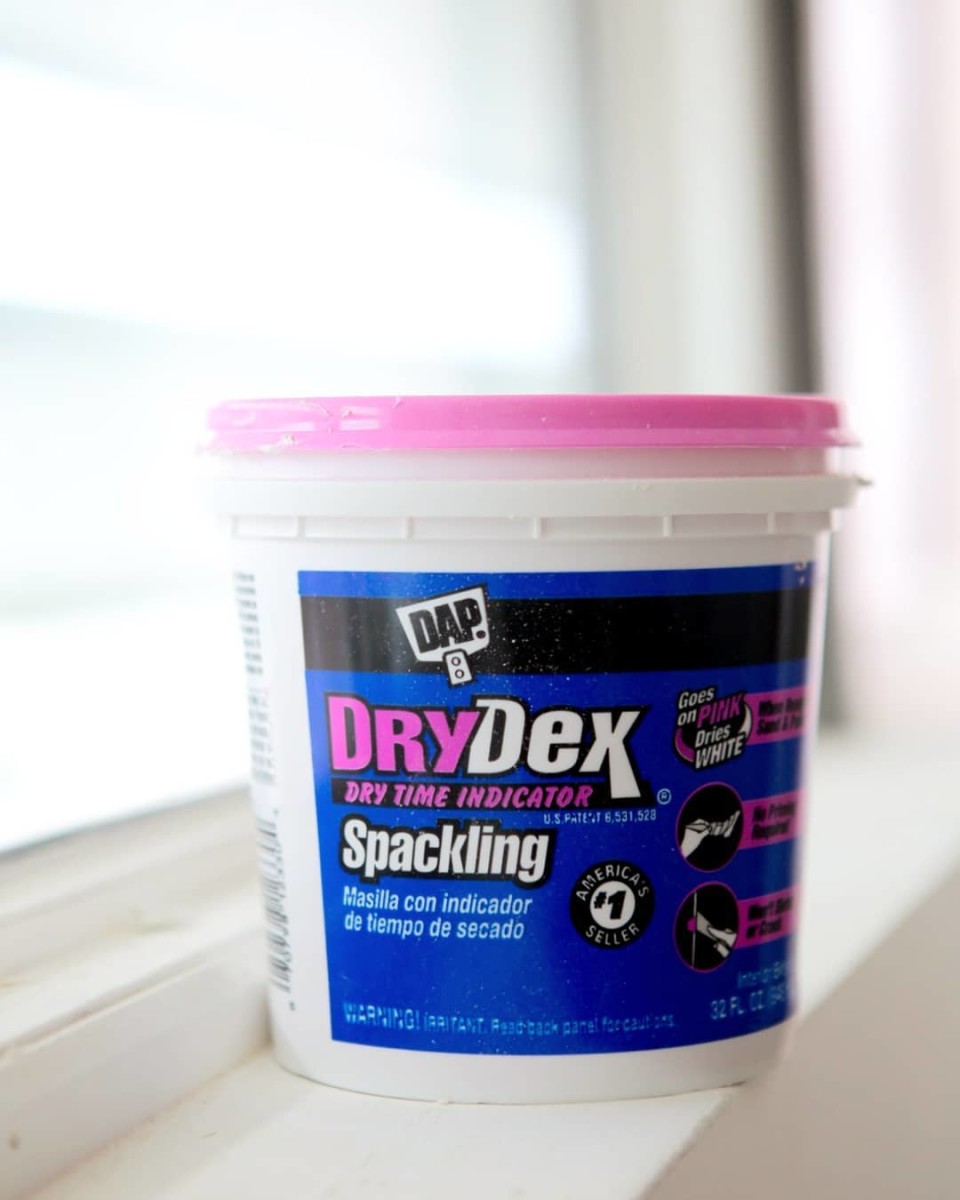 DryDex spackle works great as a wood grain filler.