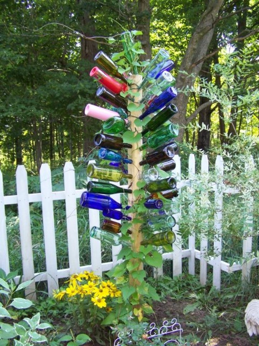 Garden Bottle Tree