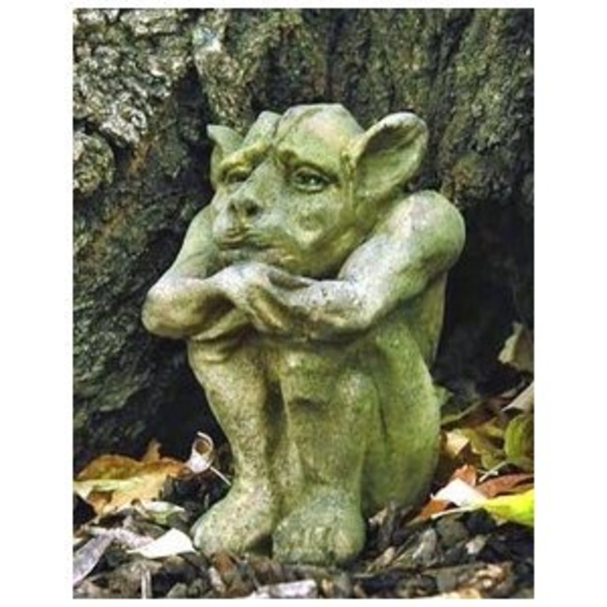 Emmett Fiber Stone Medium Gargoyle Statue