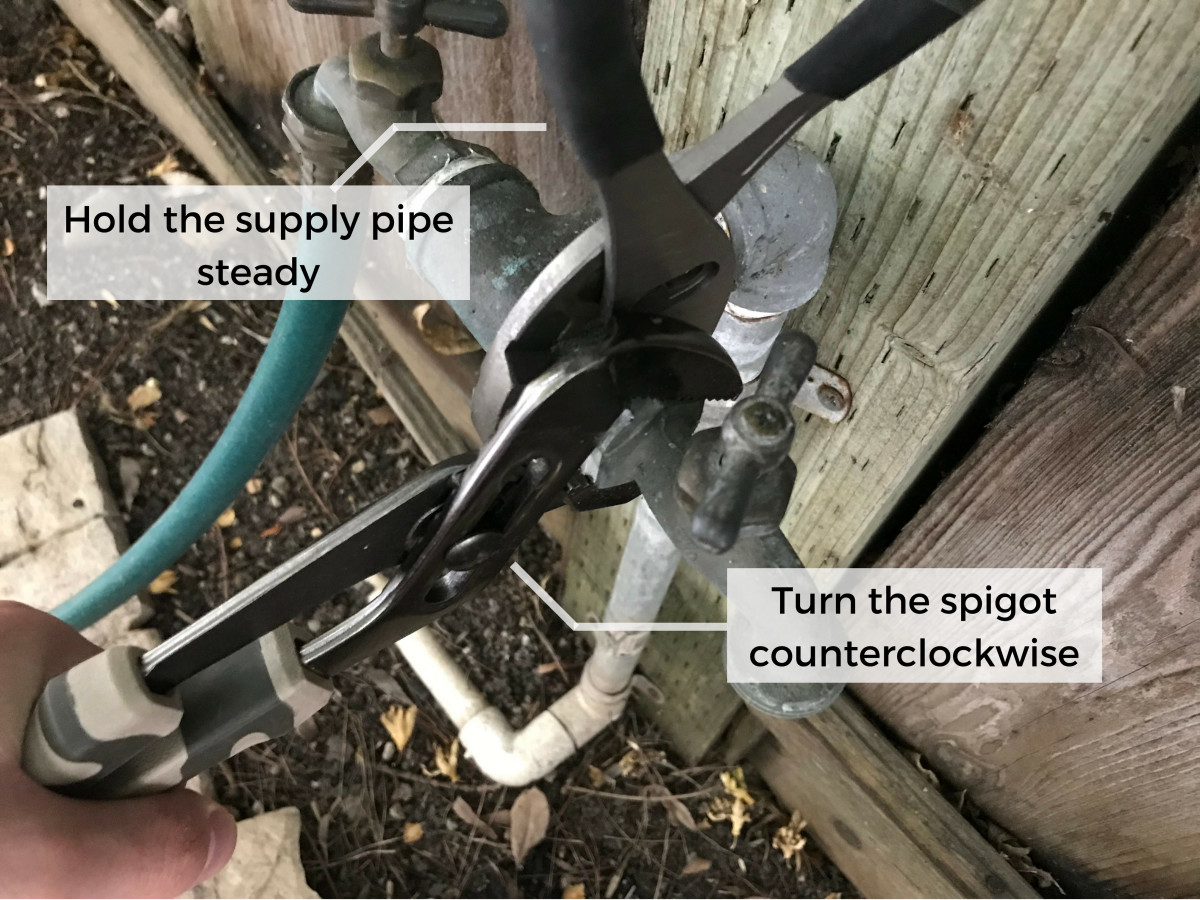 Make sure the supply pipe is secured to prevent any damage from the twisting force.
