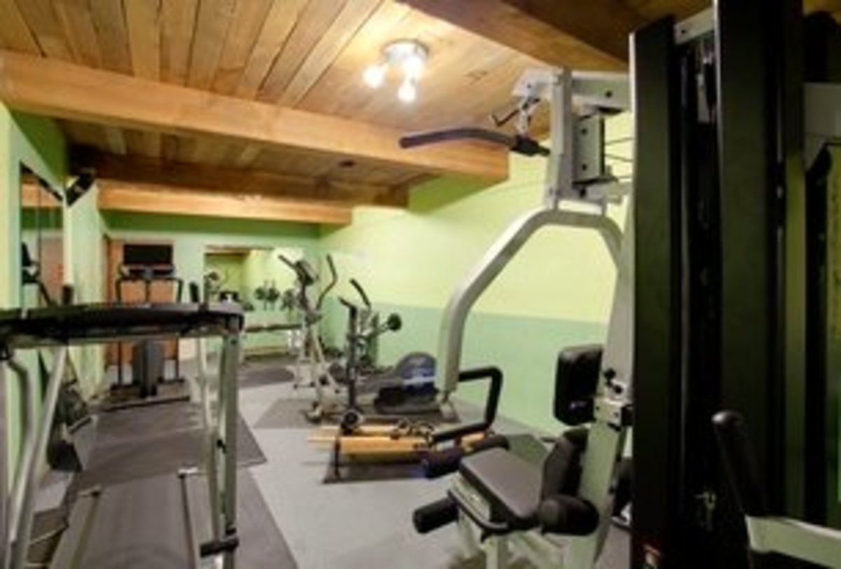 Rustic discount gym ideas