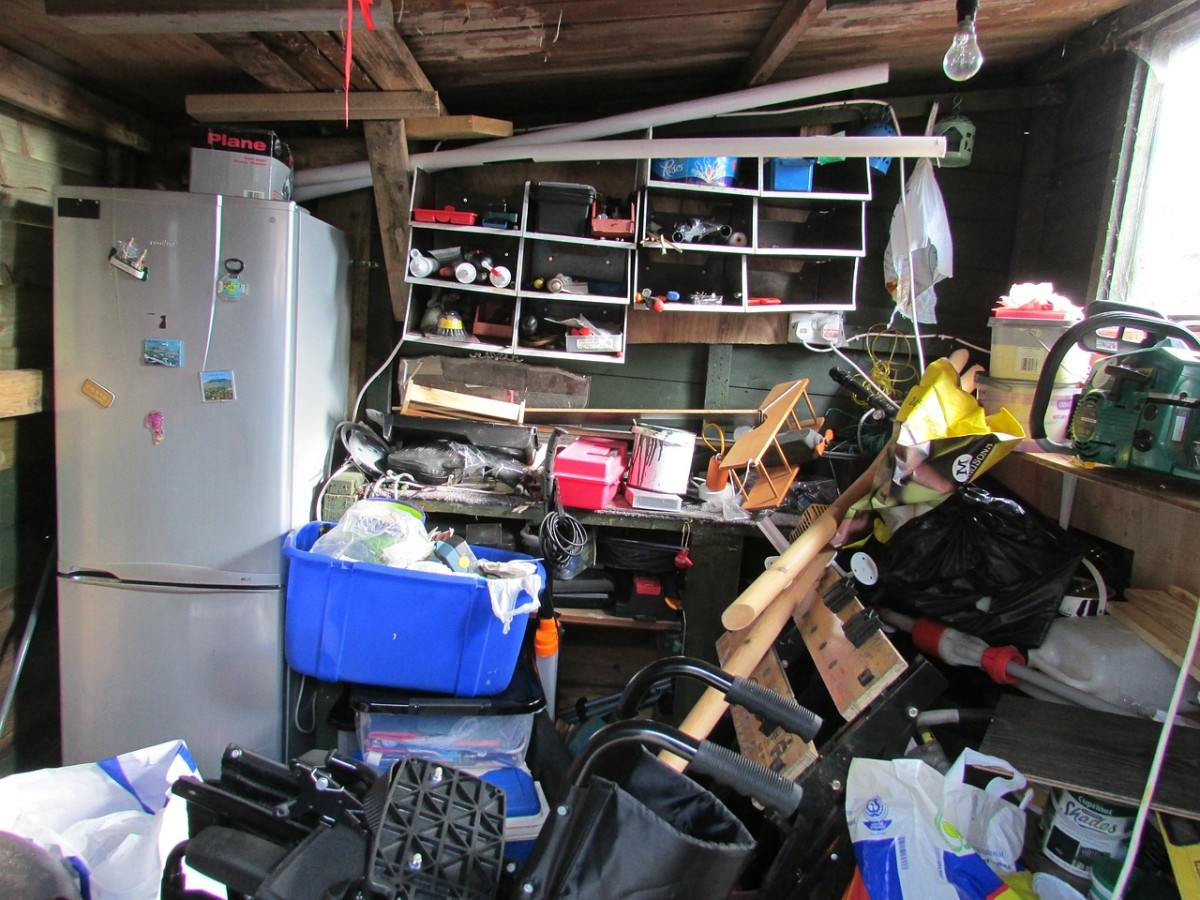 You may have to clear the garage or basement first, to create space for a collection point