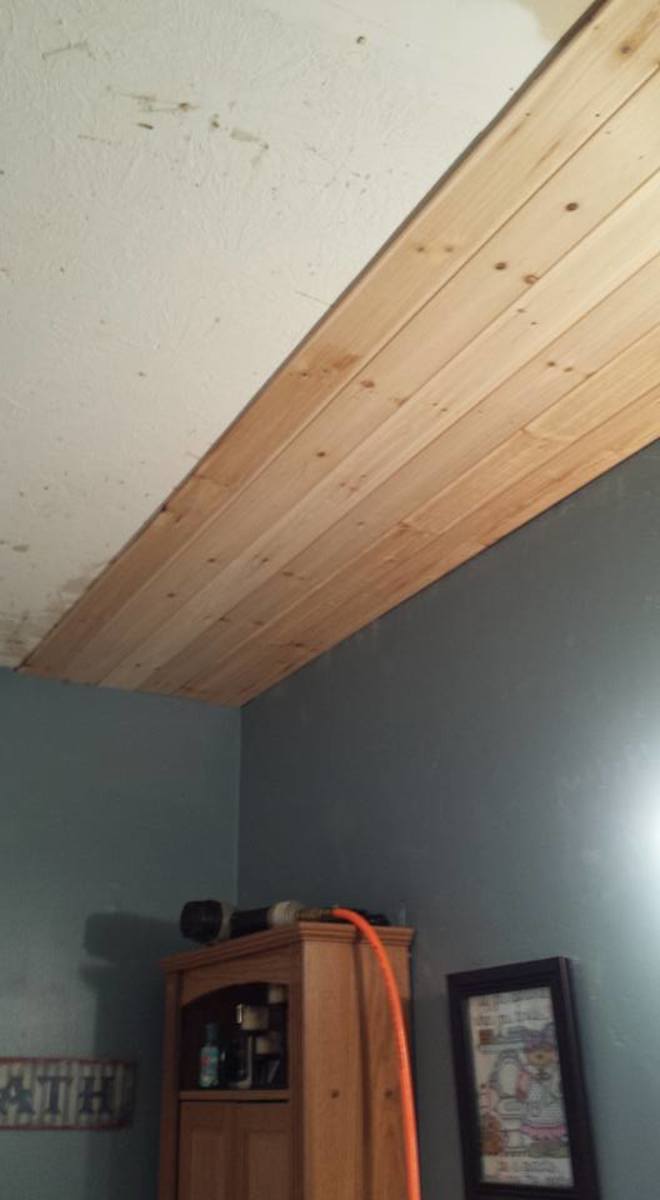 Diy Tongue And Groove Wood Ceiling